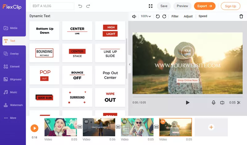 FlexClip Video Maker
