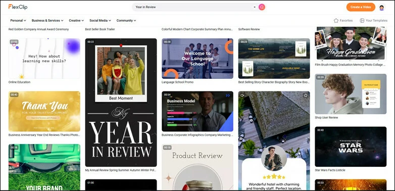 Pick a Preferred Year in Review Video Template