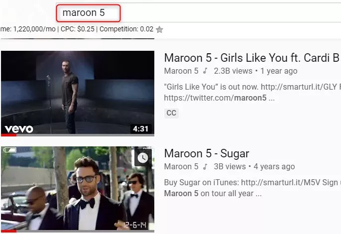 Make A YouTube Playlist: Search the Videos