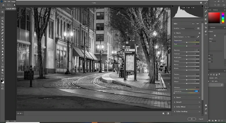 How to Make Image Black and White in Photoshop Using Camera Raw Filter