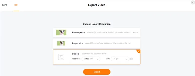 Export it as an animated GIF 