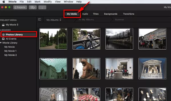 Import Media - iMovie