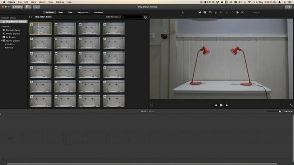 Add All Footage Files to iMovie