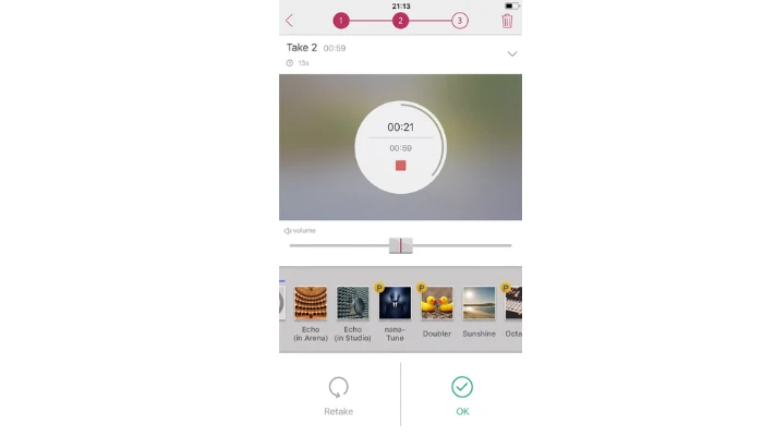 歌を録音と調整整