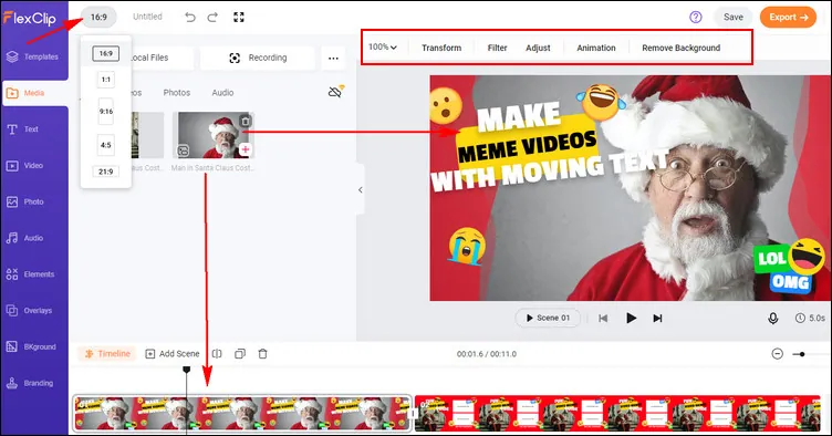 Edit the Meme Video Footage