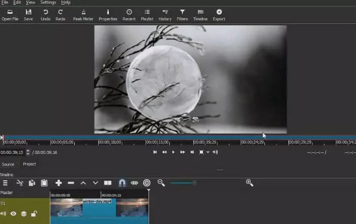 Import Video Files to Shotcut