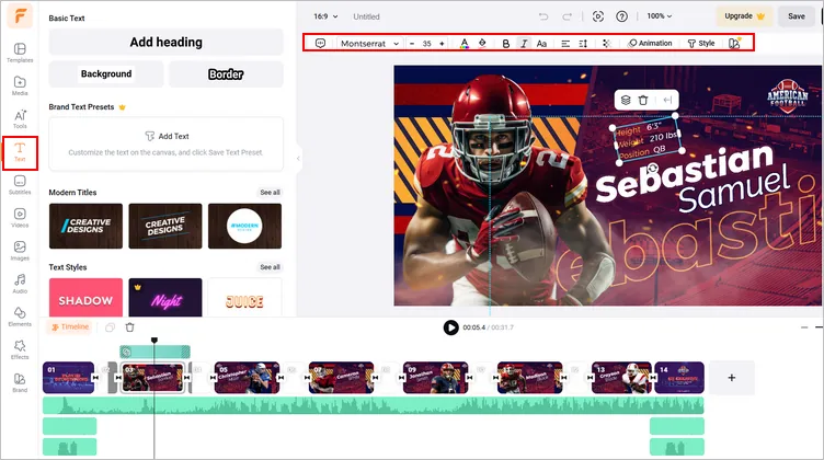 Move Text with iMovie Alternative - Add Text