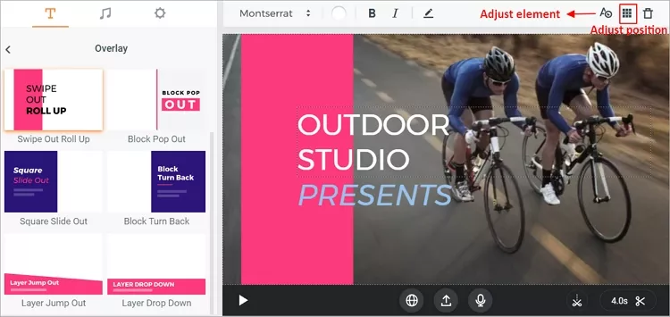 How to Overlay A Video Online - Step 4