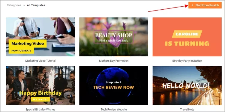 How to Overlay A Video Online - Step 1