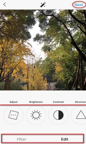Edit your Instagram post