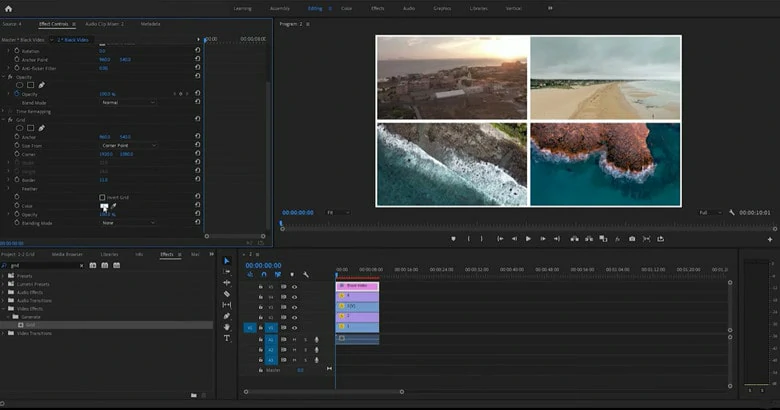 Enhance Your 4 Split Screen Video with Borders in Premiere Pro