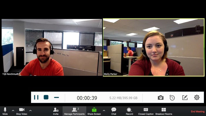 Use Zoom for webinars and online meetings