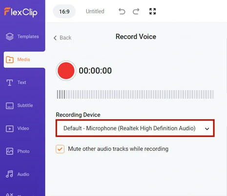 Test Your Microphone and Start Recording