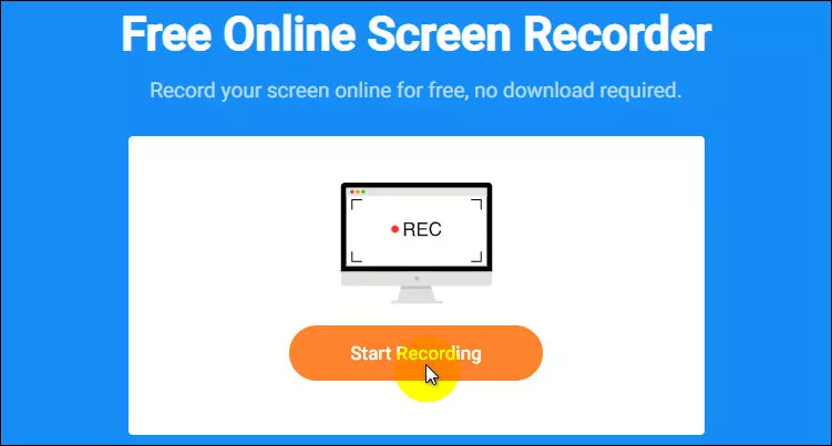Record Computer Screen Online with FlexClip - Step 1