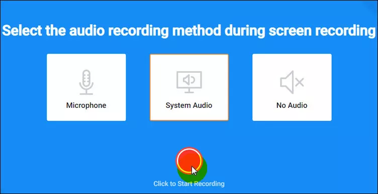 Record Computer Screen Online with FlexClip - Step 2