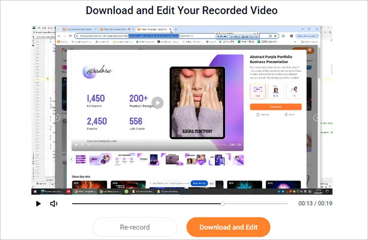 Edit Your Recording with FlexClip