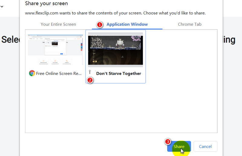 Online Screen Recorder - FlexClip: Step 3