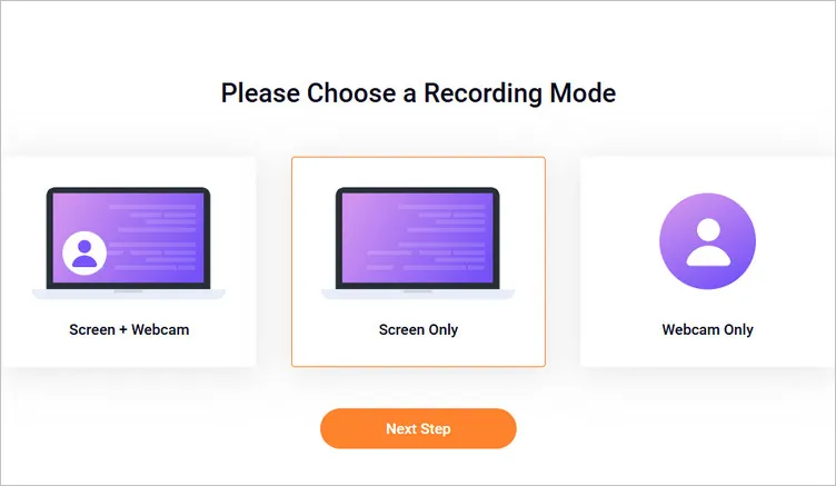 Screen Record on Chromebook with Audio Using FlexClip - Recording Mode