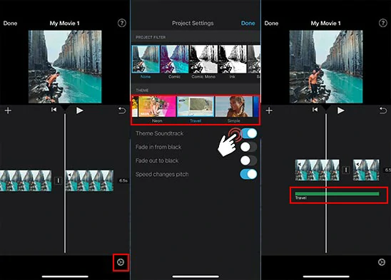 Add free music to muted iPhone videos in iMovie