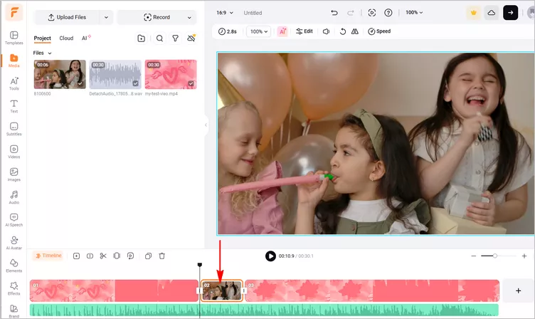 Replace Part of Video - Add the Replacement Footage