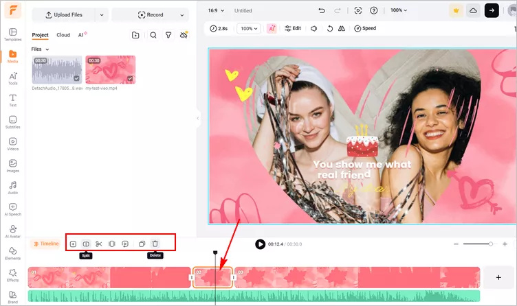 Replace Part of Video - Cut Unwanted Section Manually