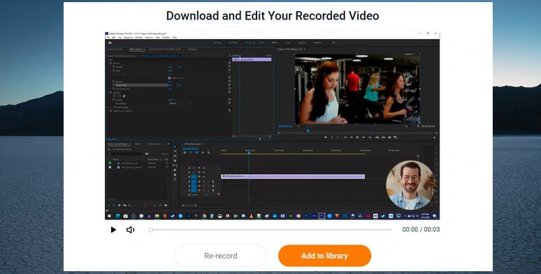 Import the screen recordings to the FlexClip video editor for edits