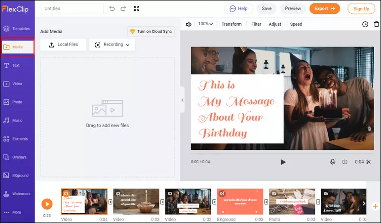 Make a Video Shorter - Upload
