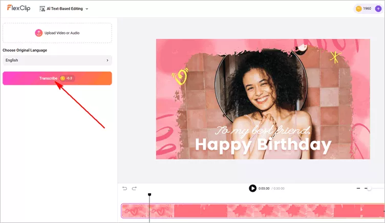 Make a Video Shorter with AI Text-based Editor - Transcribe