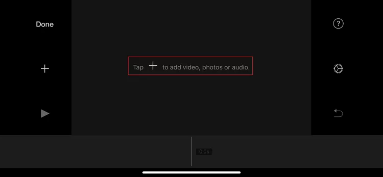 How to Speed Up A Video On iPhone - Step 1