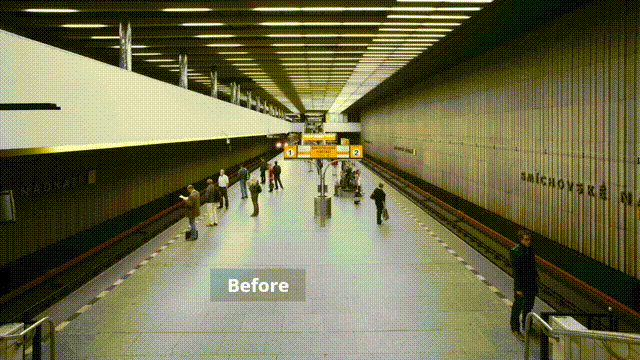 Speed up a video with FlexClip: Before and After Effect