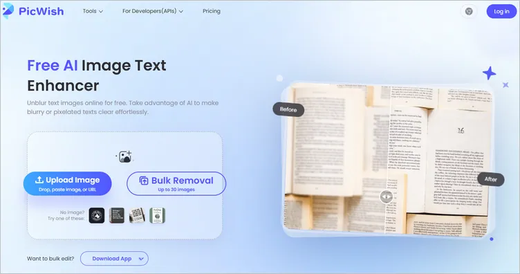 Online AI Image Text Enhancer - Picwish