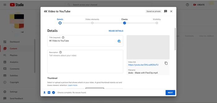 How to Upload 4K Videos From PC to