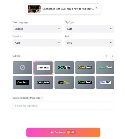 Make Basic Setup of the Converted Vertical Video