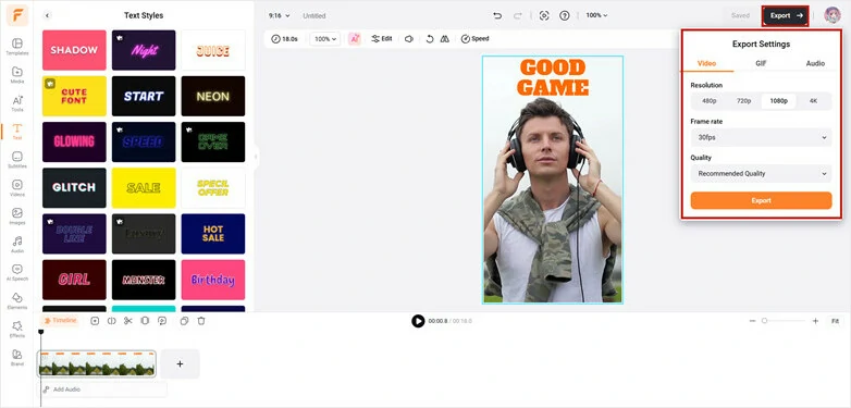 Refine the Cropped Video and Make More Edits