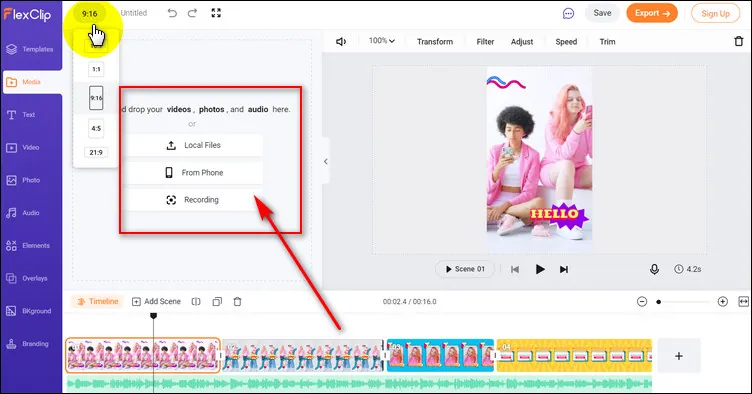 How to Upload TikTok Video with Music on PC - Upload Footage