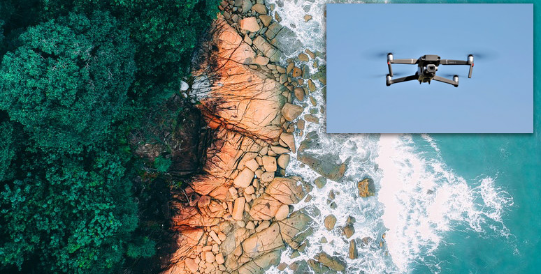 Using a drone for vlogging becomes a must for a travel vlogger
