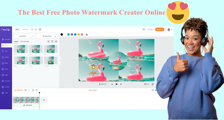 Free Photo Watermark Creator Online - FlexClip