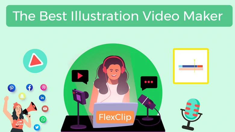 The Best Illustration Video Maker AI Online - FlexClip