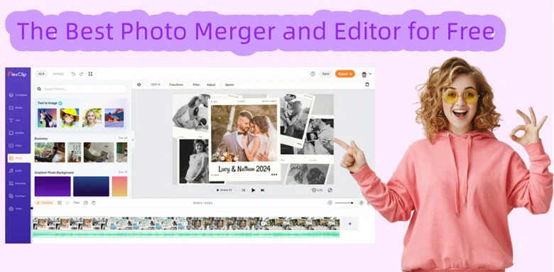 Online Photo Merger and Editor - FlexClip