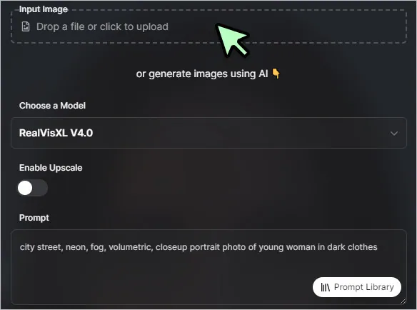 Convert Your Image into Animated GIF with BasedLabs - Upload