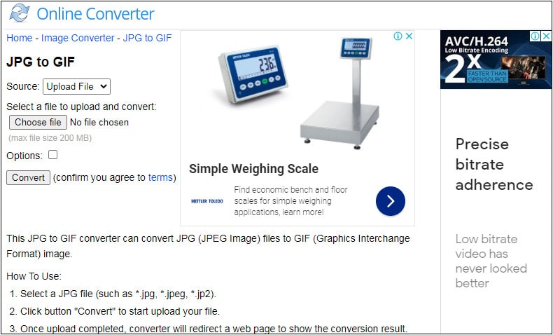 Convert JPG to GIF – Online JPG Tools