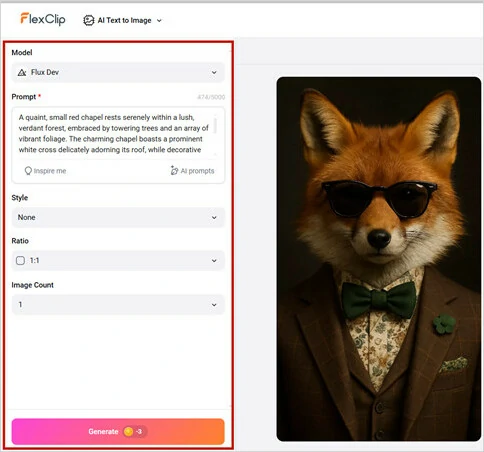 Save Generated Prompt or Directly Turn Prompt into Visuals
