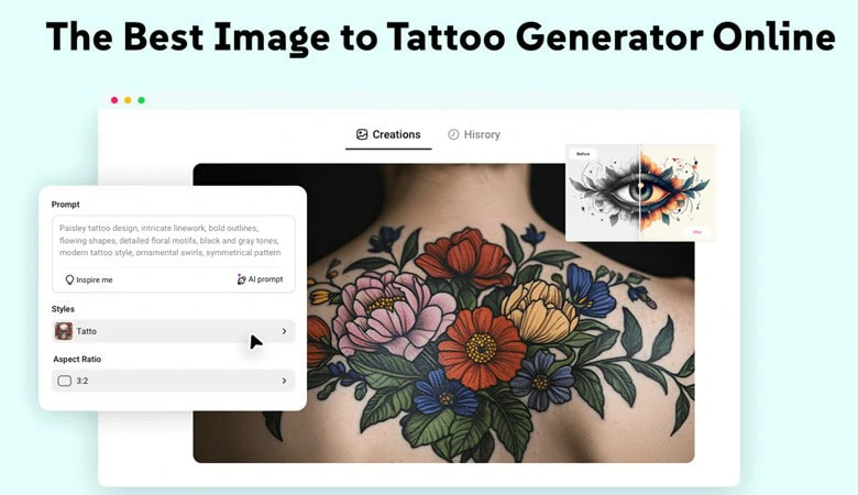 The Best AI Image to Tattoo Generator Online