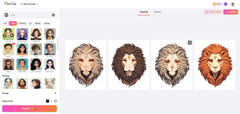 Preview Your Colorized Tattoo Design and Make Download