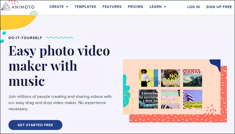 Online Image to Video Converter - Animoto