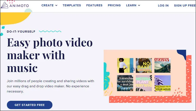 Online Image to Video Converter - Animoto