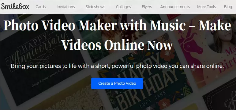 Online Image to Video Converter - Smilebox