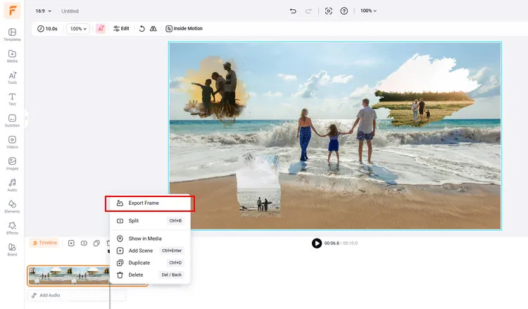 Put a Picture over a Picture with FlexClip - Download