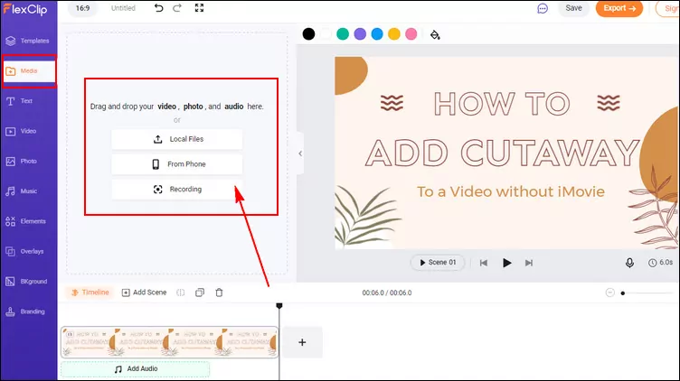 How to Cutaway/B Roll to Video - Upload