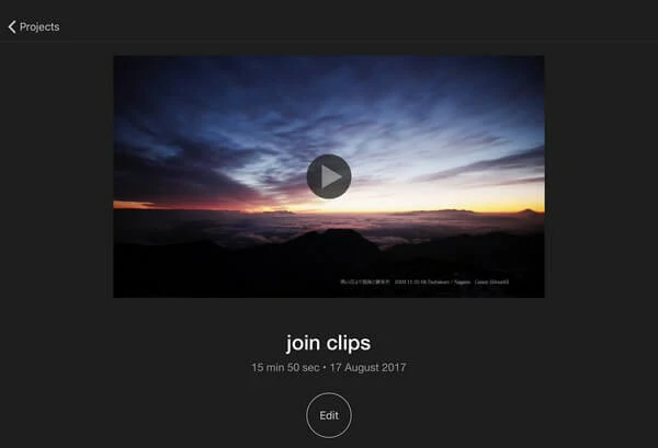 iMovie Join Clips: Combine the Video Clips